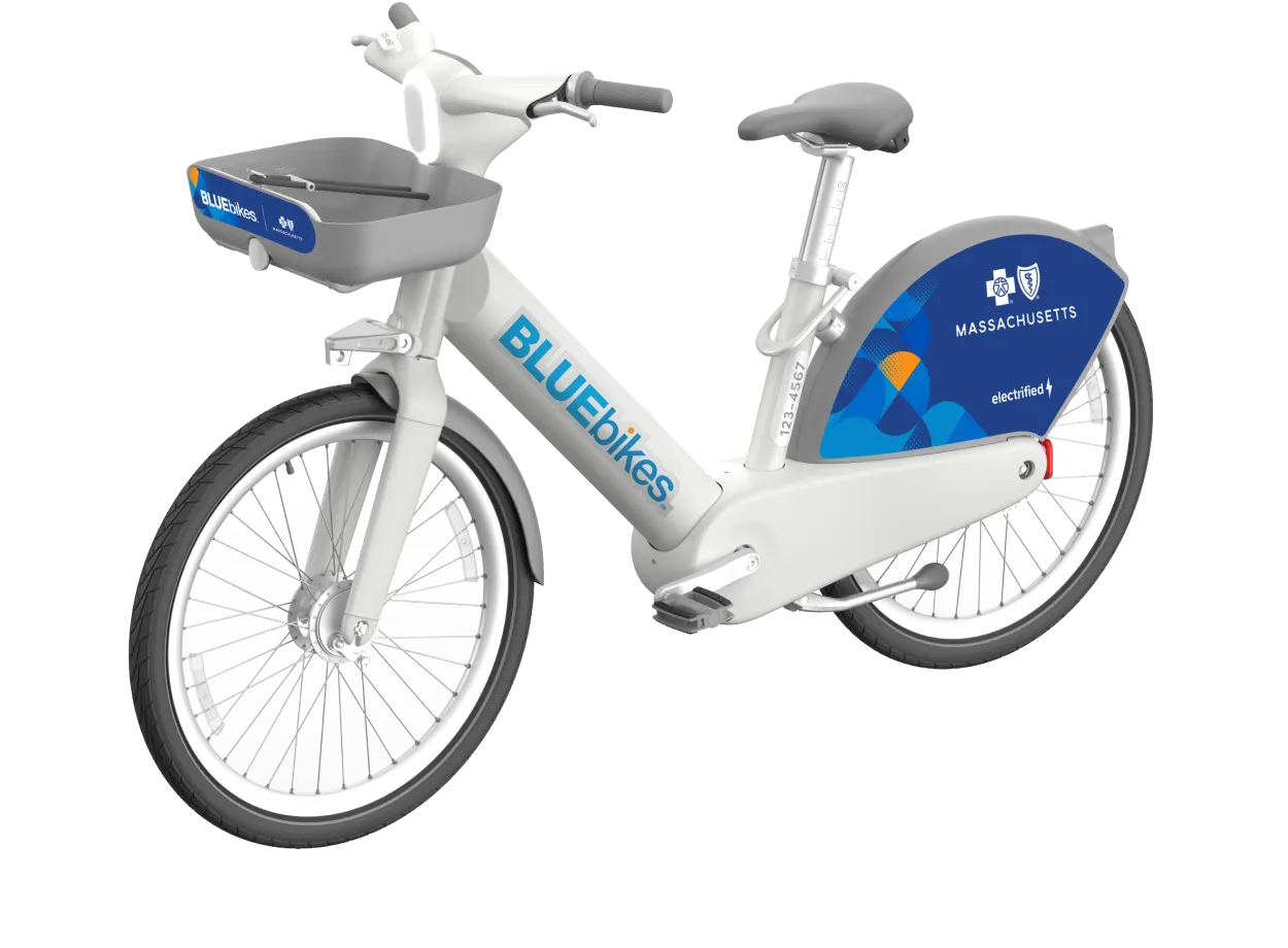 Electric BlueBike from bluebikes.com.